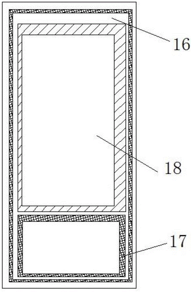 Liquid-crystal refrigerator door structure and producing method thereof