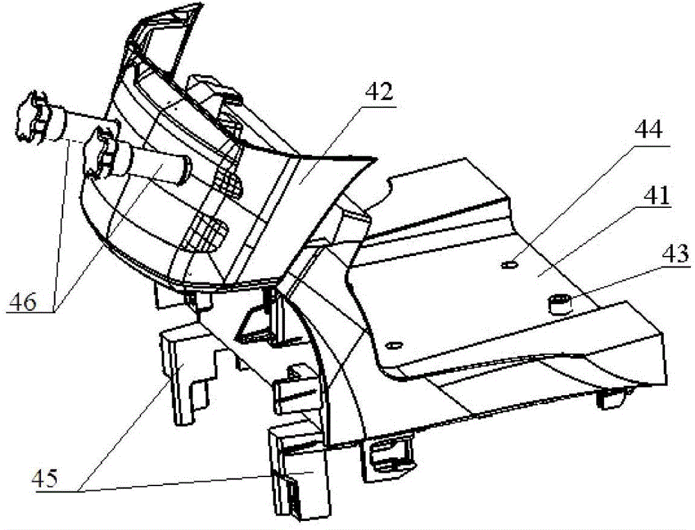 Interface simulation block for finished vehicle testing tool instrument panel and auxiliary instrument panel, and detection method