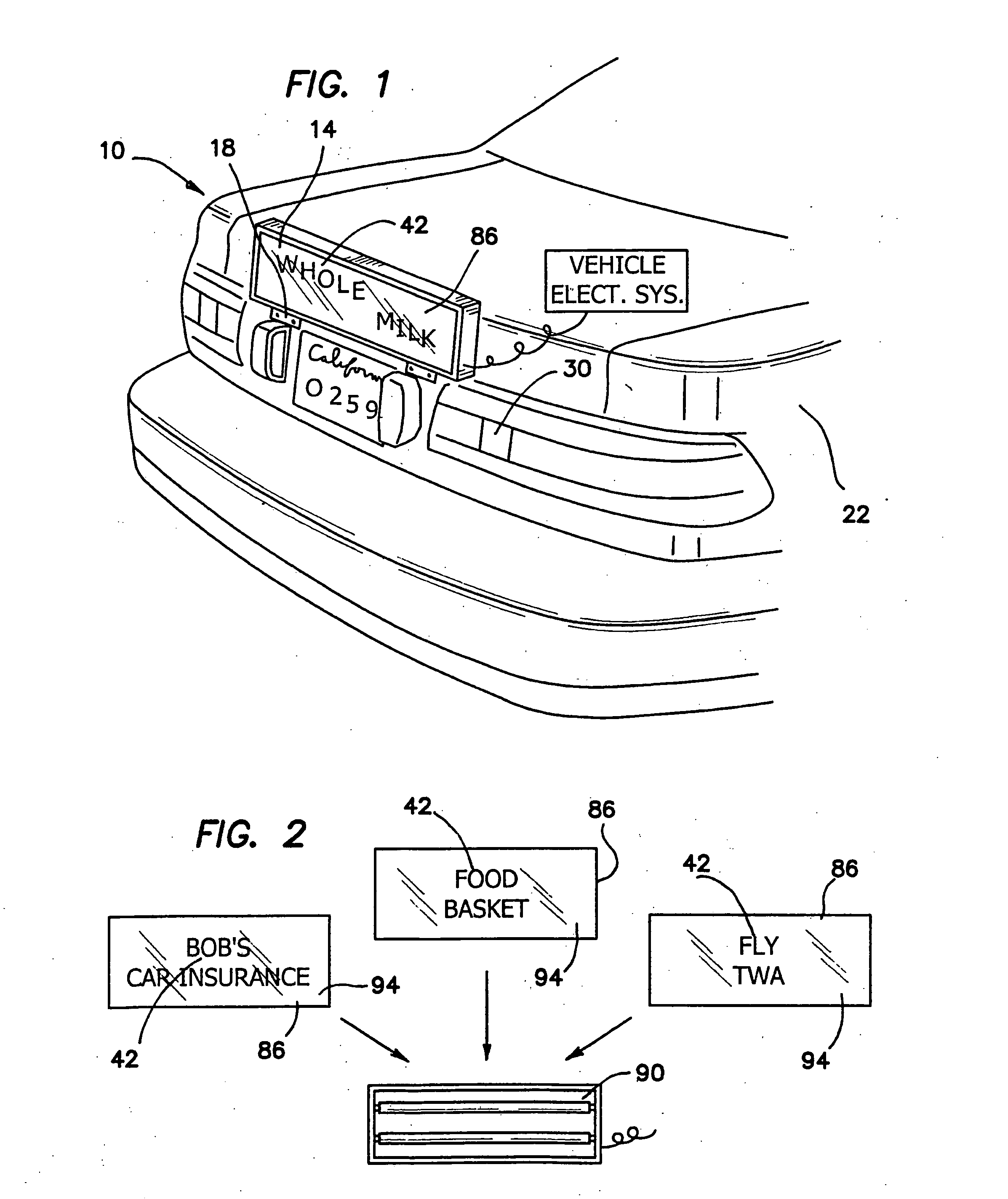 Vehicular advertising system