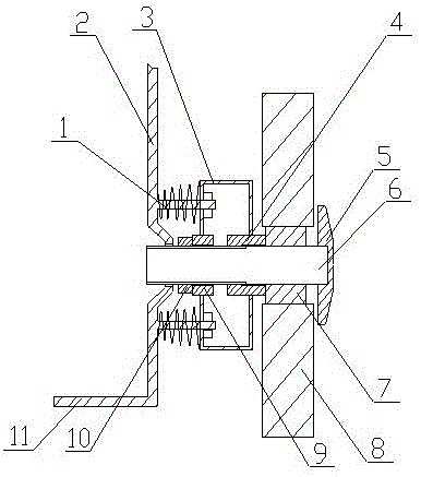 Damping connection structure for fire wheel