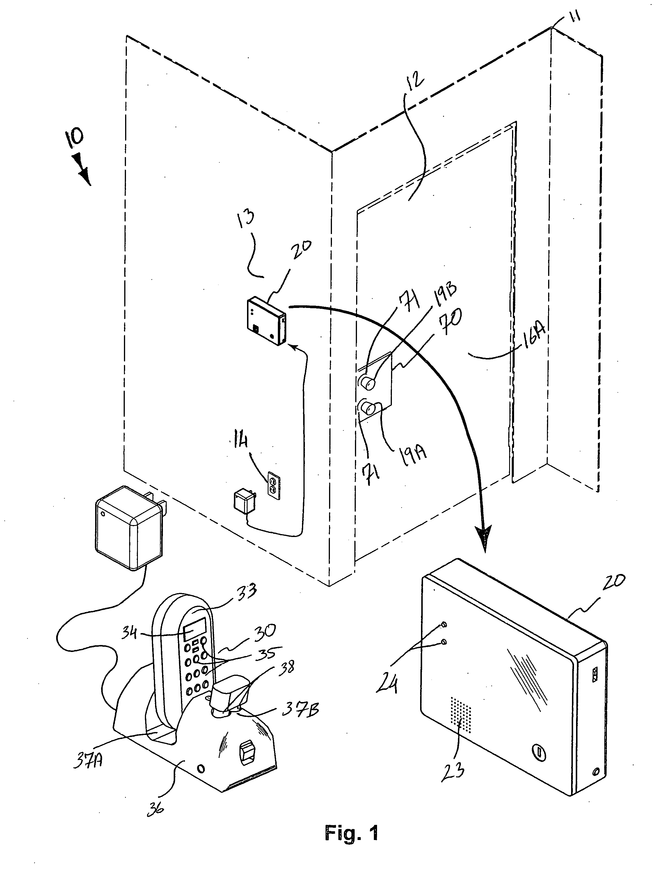 Remotely operable door lock interface system