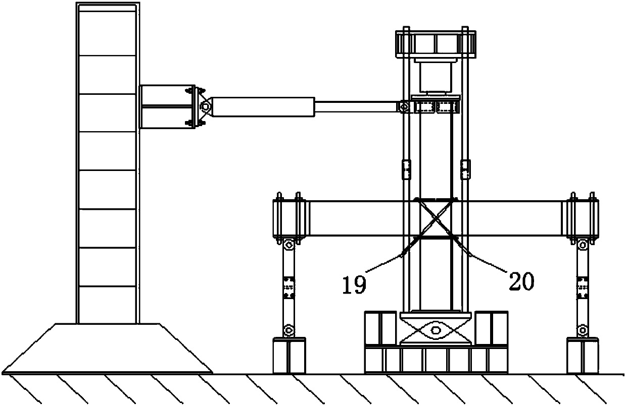 A measuring device for plane frame node loading and node area shear deformation