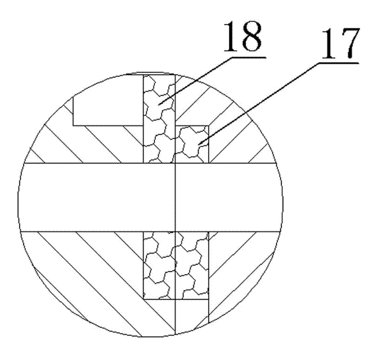 Automobile tire central air inflation and deflation device for hub reduction gear assembly