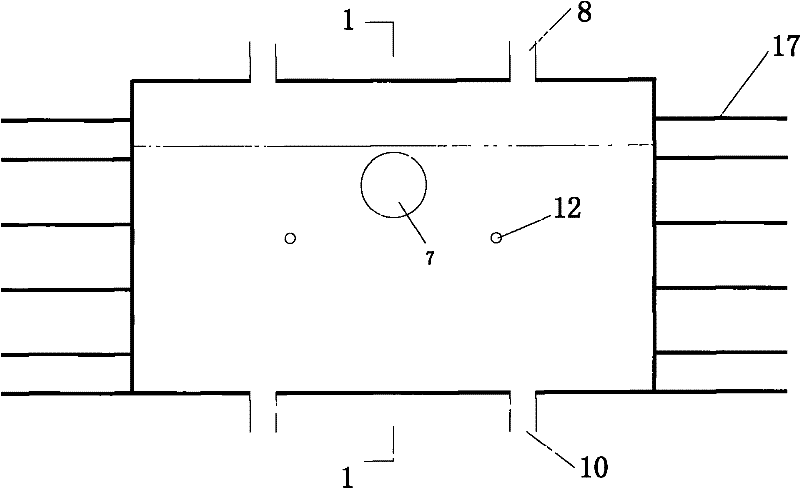 Device and method for pouring concrete continuous wall along gob-side entry in mining face