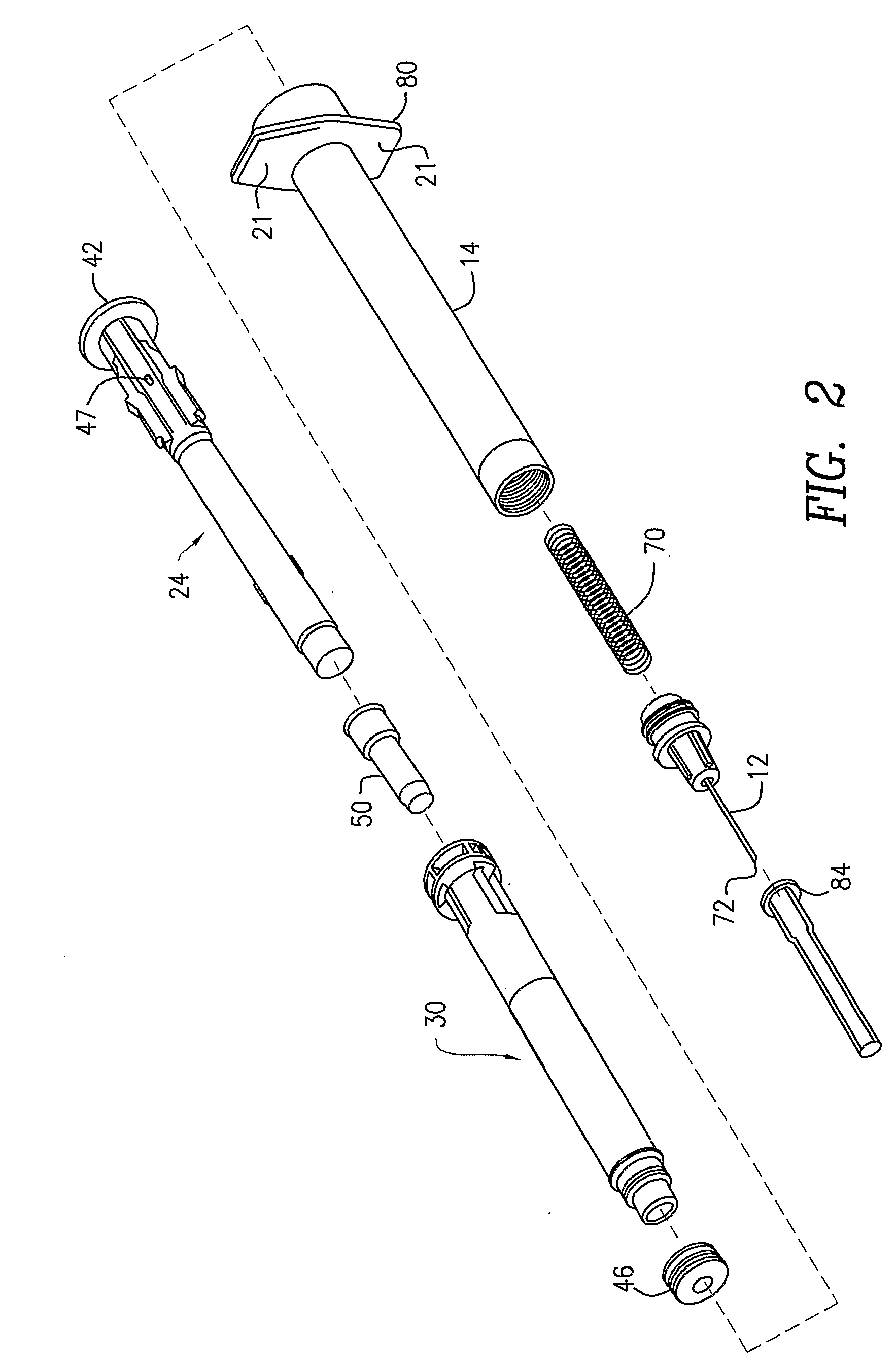 Retractable Needle Syringe Assembly