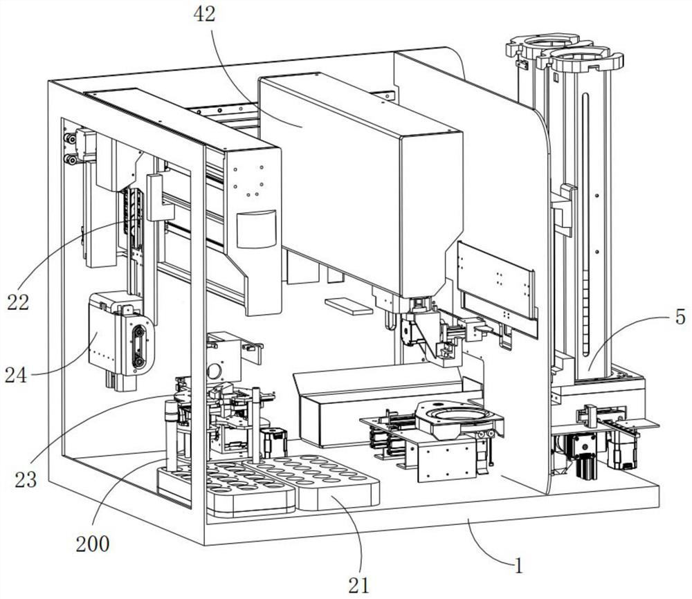 Automatic microorganism sample treatment system