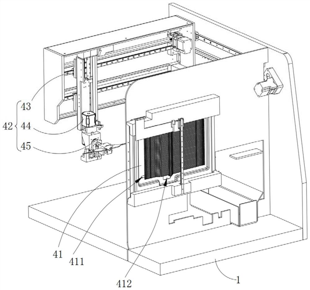 Automatic microorganism sample treatment system