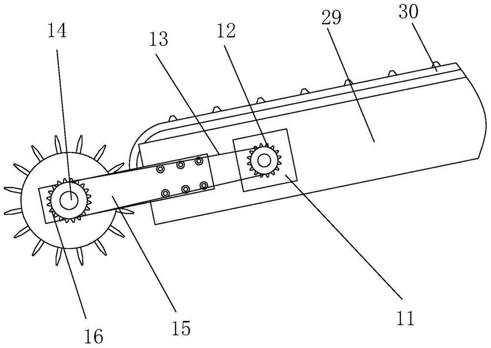 Enteromorpha salvage device based on machine vision