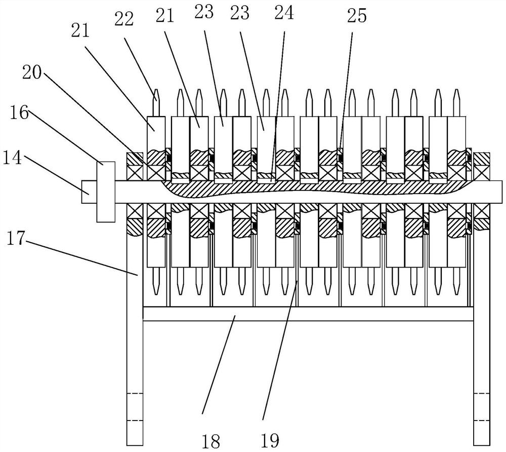 Enteromorpha salvage device based on machine vision