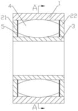 Special-shaped needle bearing