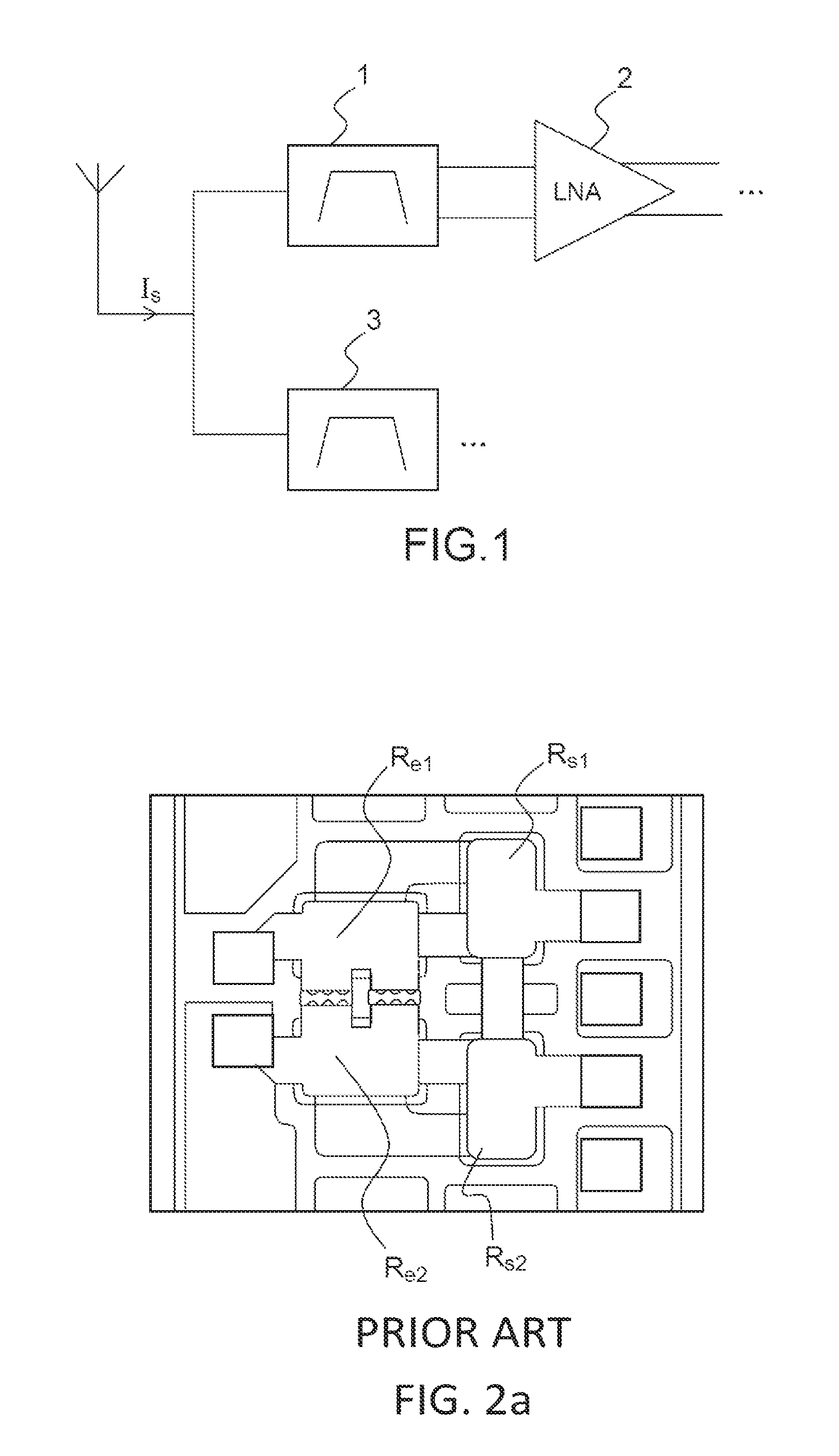 Acoustic wave bandpass filter comprising integrated acoustic guiding