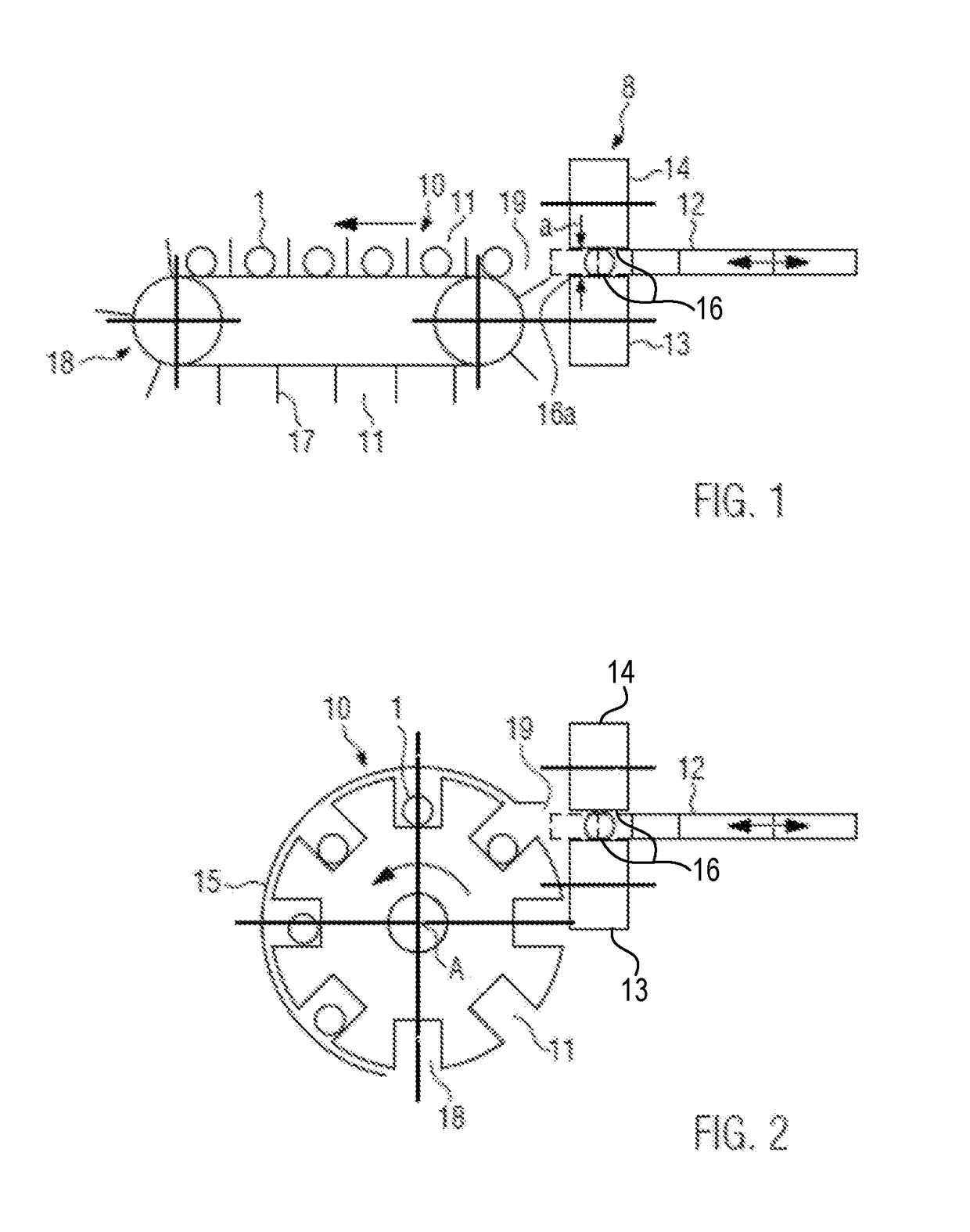 Device and method for transferring sausage portions