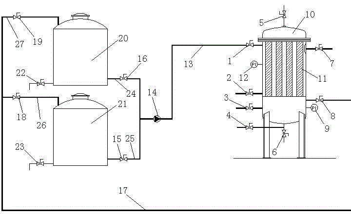 Reverse osmosis safety filter with cleaning function and cleaning method thereof