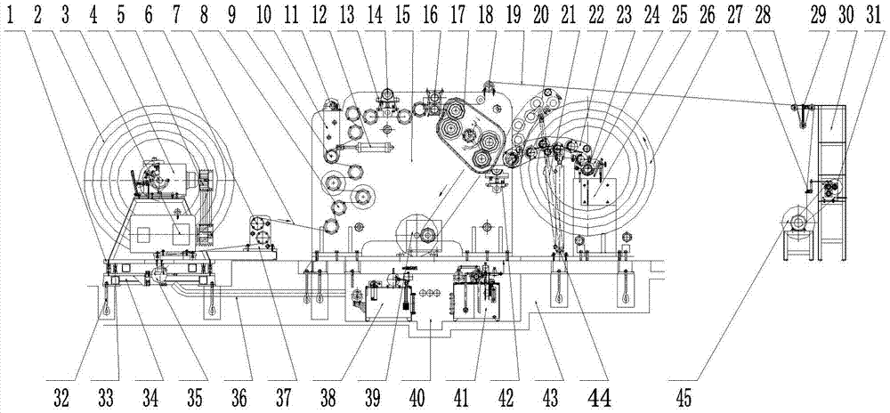 High-performance automatic dividing and cutting machine