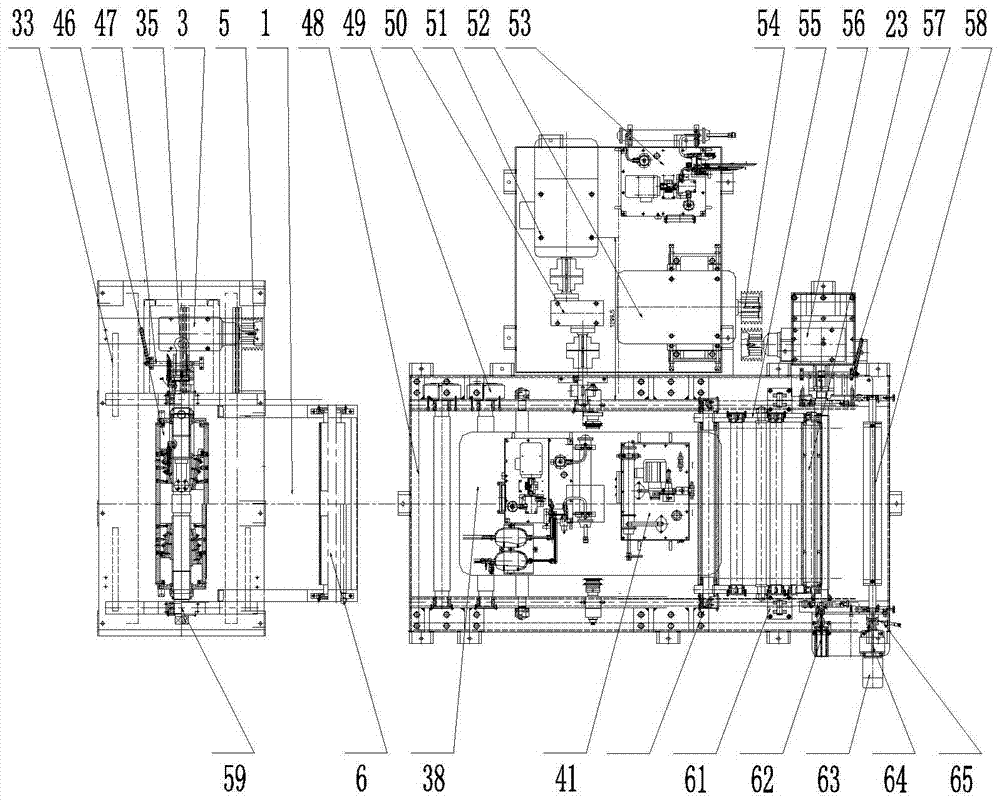 High-performance automatic dividing and cutting machine