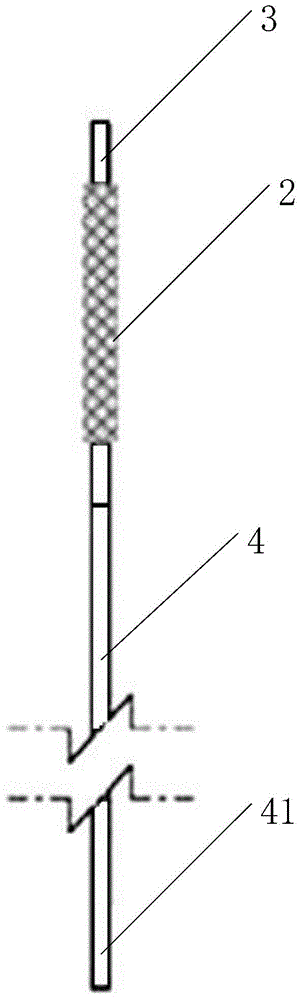 Degradable magnesium alloy membranous stent and membranous stent system