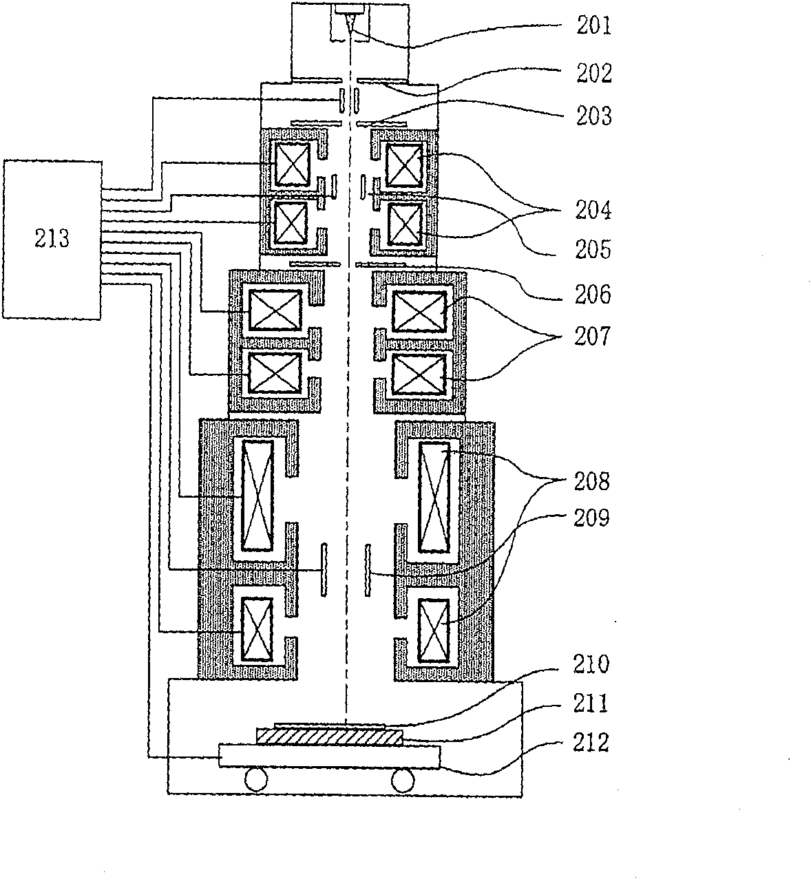Charged particle beam application device