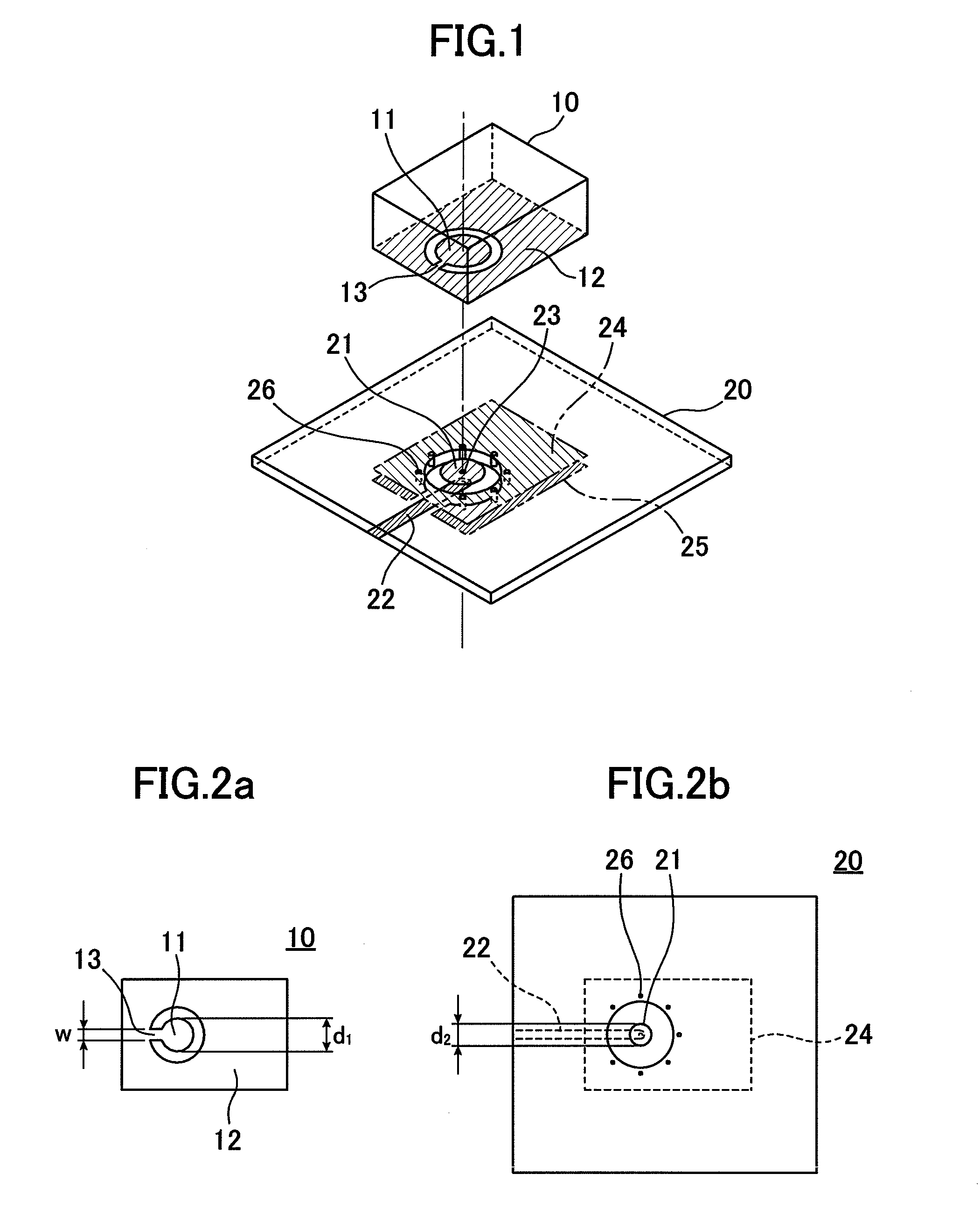 Input/Output Coupling Structure for Dielectric Waveguide