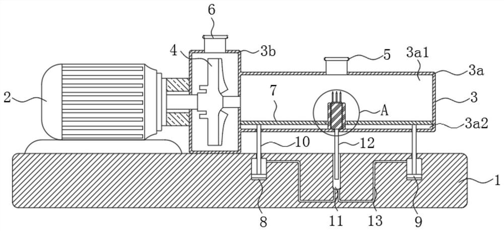 A self-clearing submersible pump