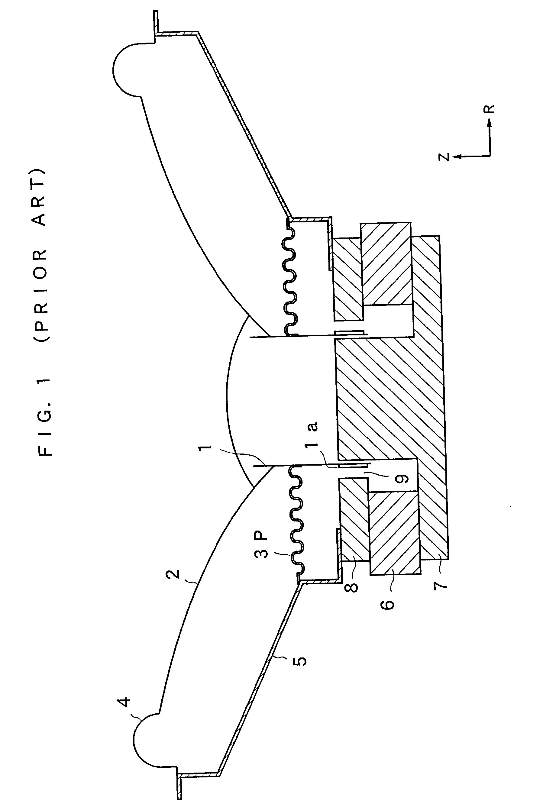 Loudspeaker damper and loudspeaker