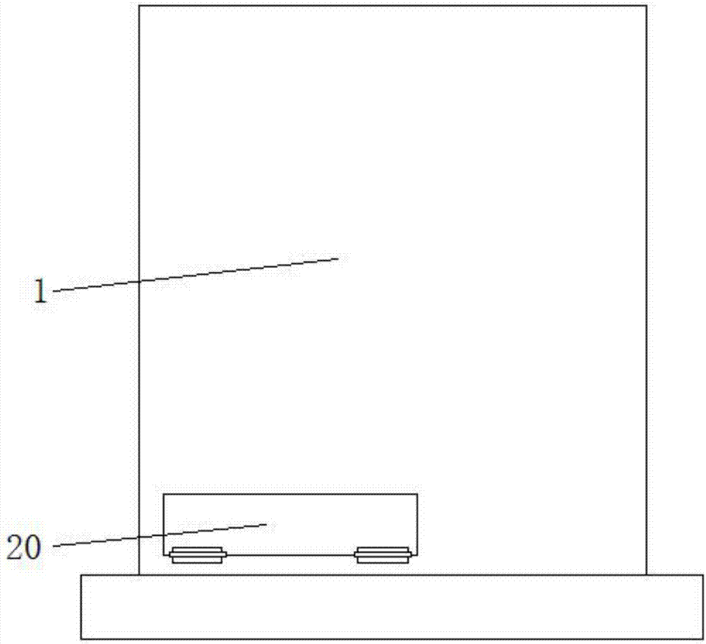 Computer case structure with dust removal performance