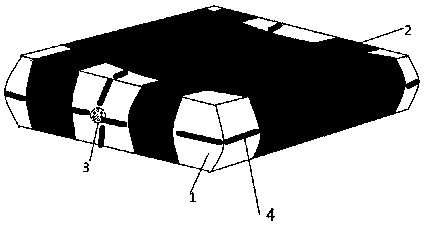 Flexible high-pressure capsule body and preparation method thereof