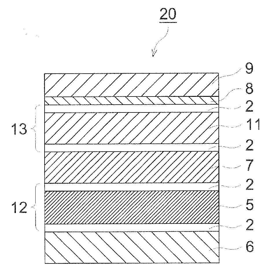 Organic piezoelectric material, ultrasound transducer, ultrasound probe, and ultrasound medical diagnostic imaging system