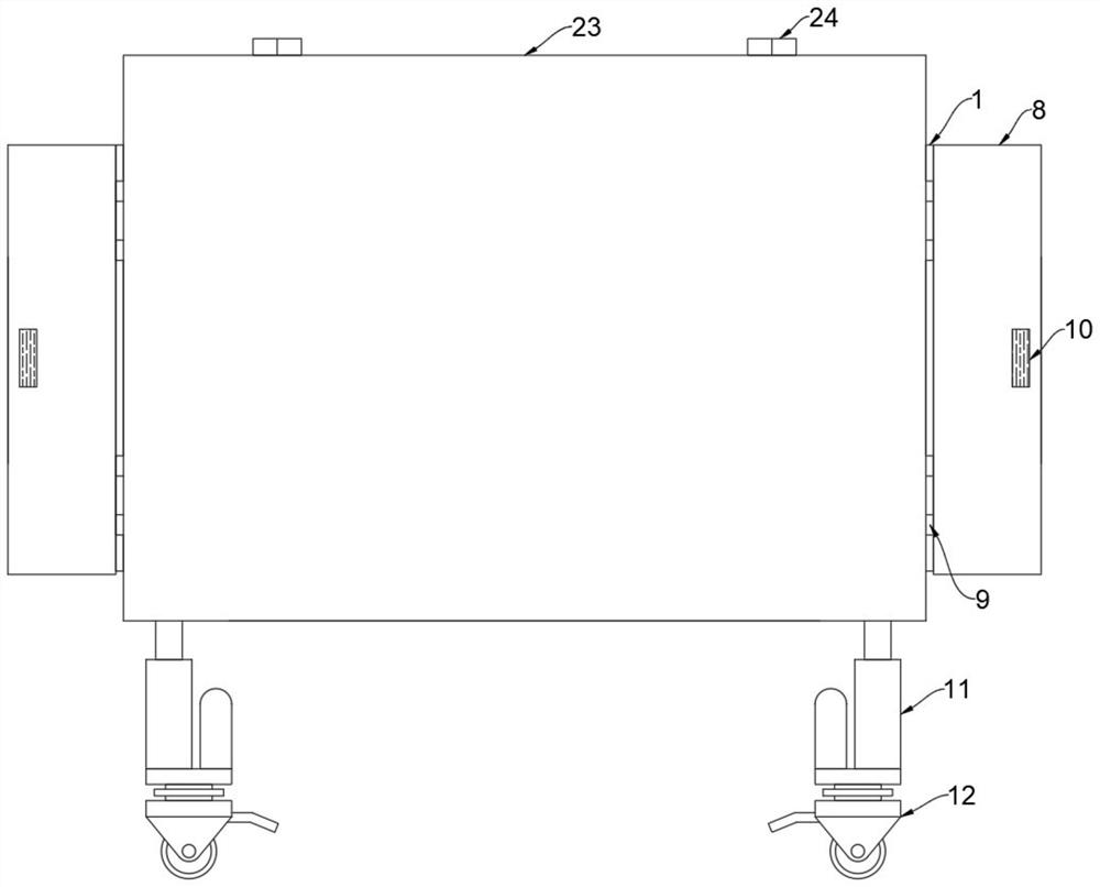 A mechanical electrostatic combined lampblack purification equipment