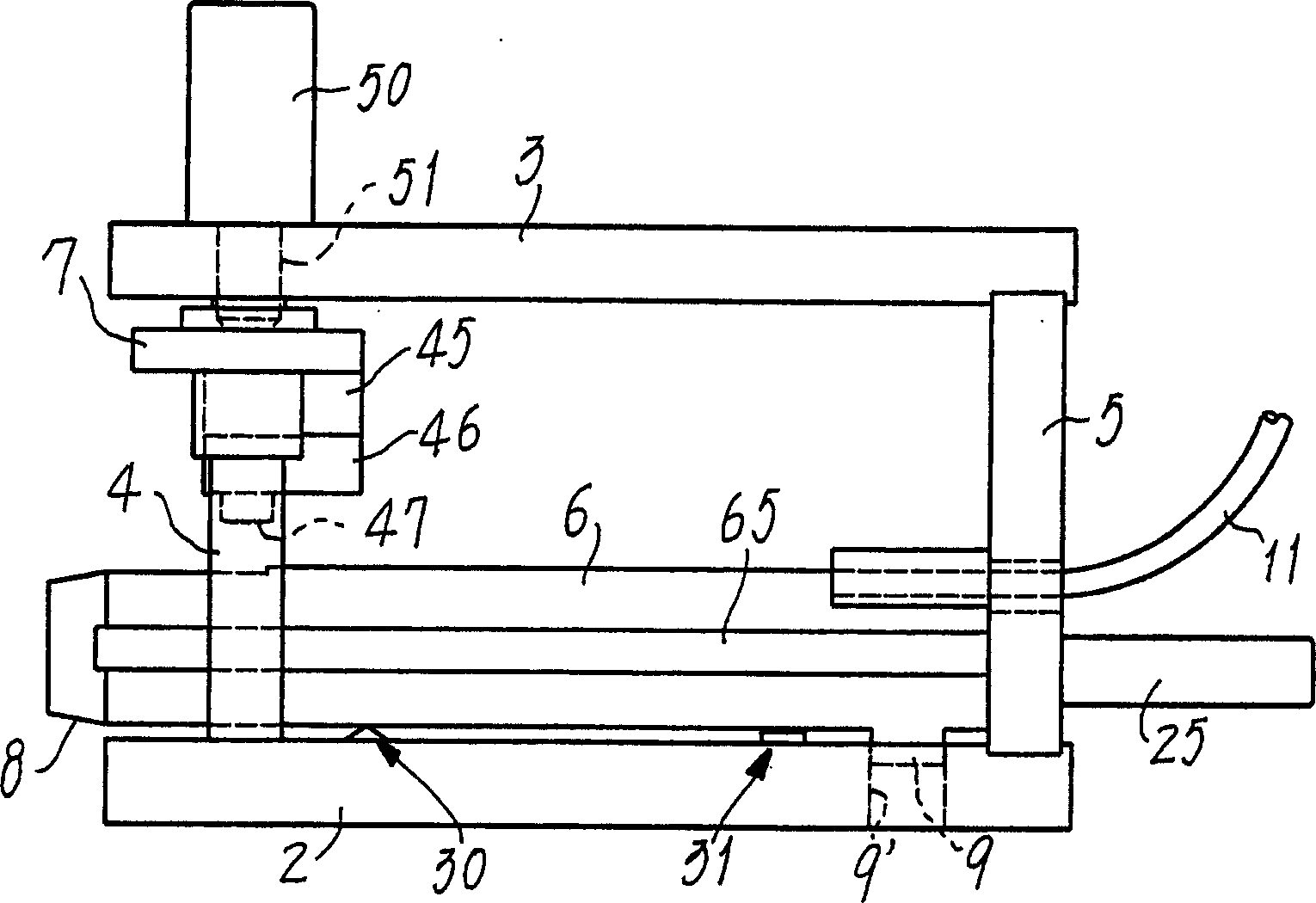 Press for attaching nuts to pipes