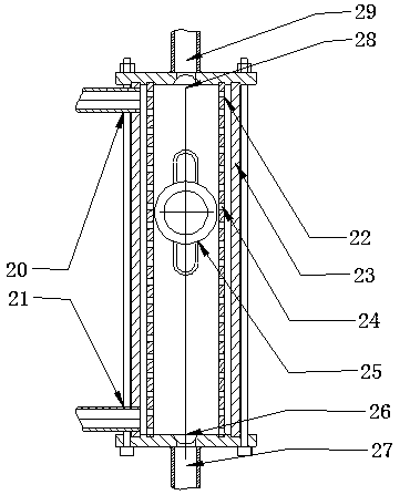 A high-pressure gas-liquid separation control device and control method thereof