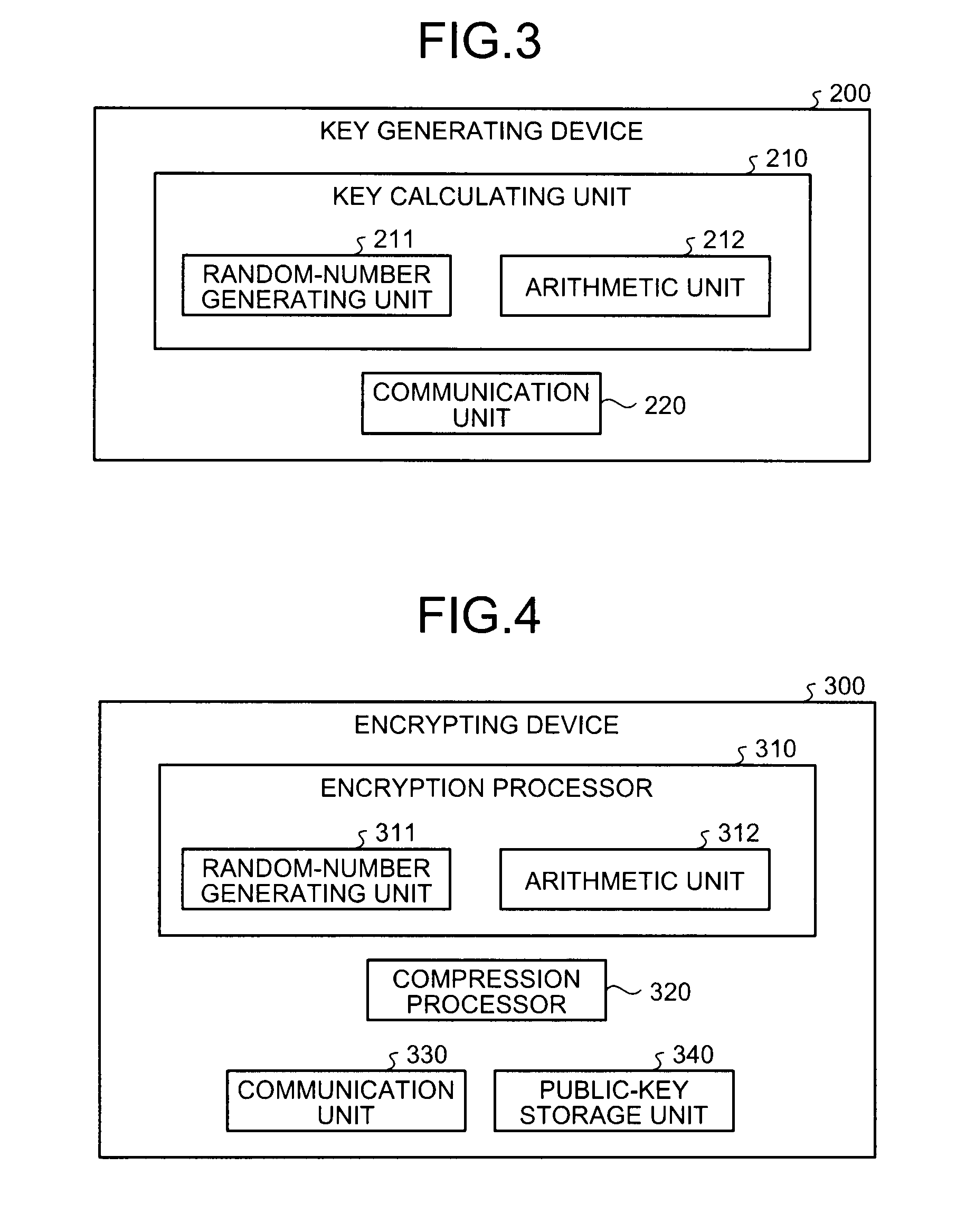 Parameter generating device and cryptographic processing system