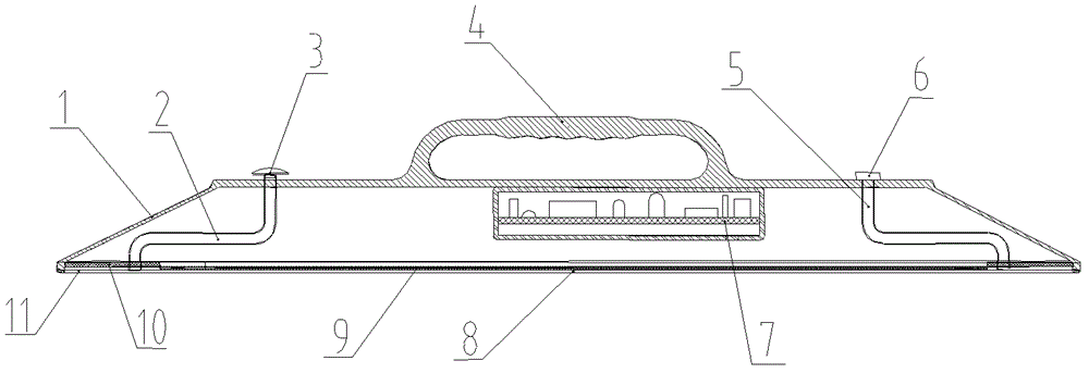 Detection equipment and detection method for curtain wall glass bursting tendency