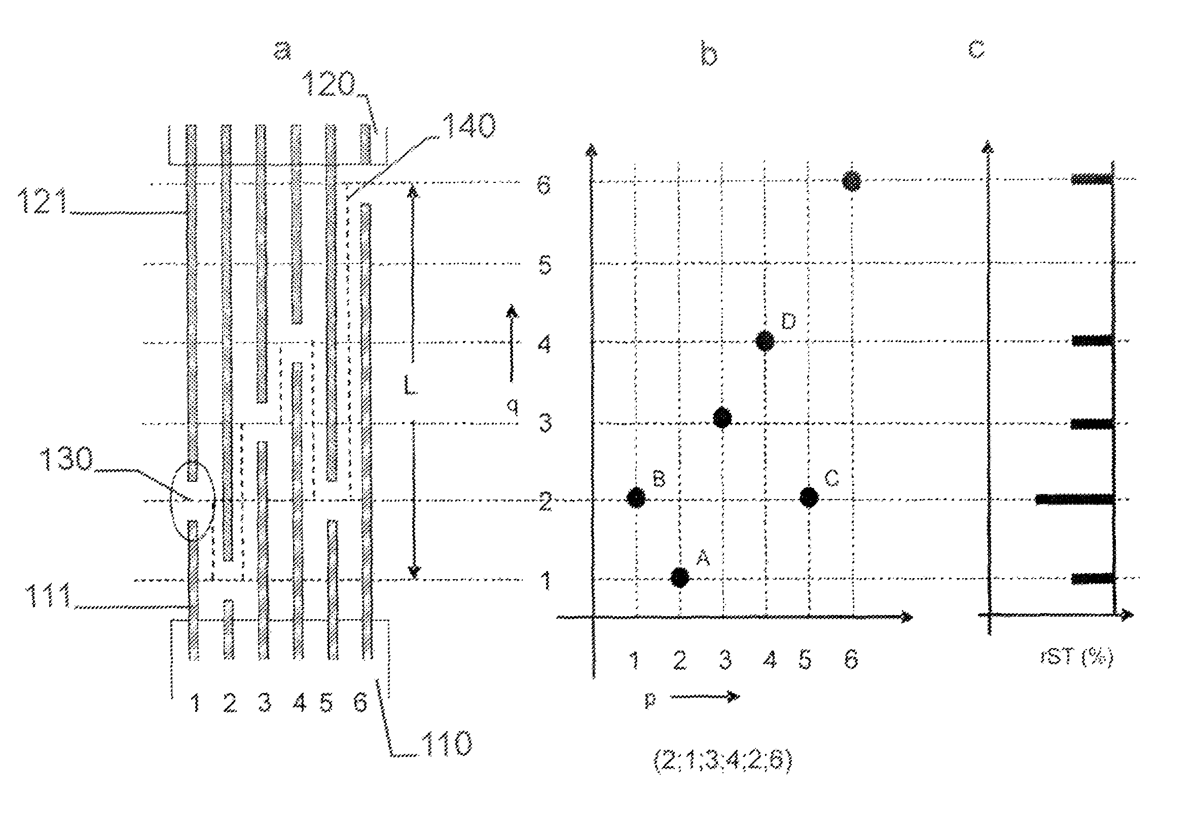 Lay-out for splicing strips comprising cords