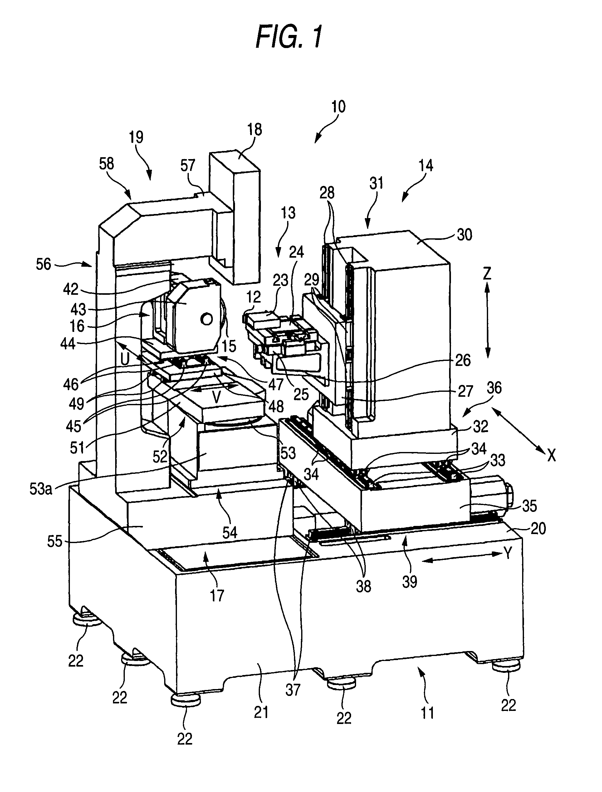 Profile grinding machine