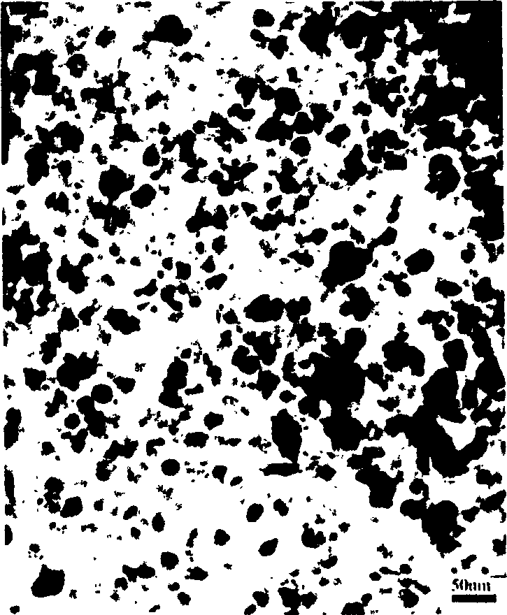 Process for preparing medium porous nano silicon dioxide powder with high activity