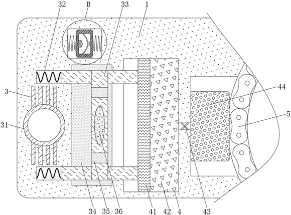 Semi-automatic chain saw capable of reducing noise