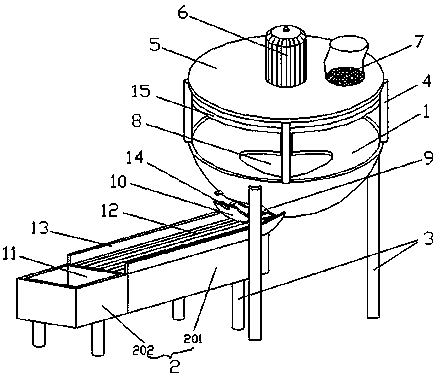 Chinese chestnut frying device