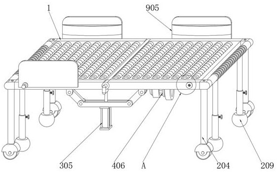 Assembled track assembly massage part for infant fatigue rehabilitation