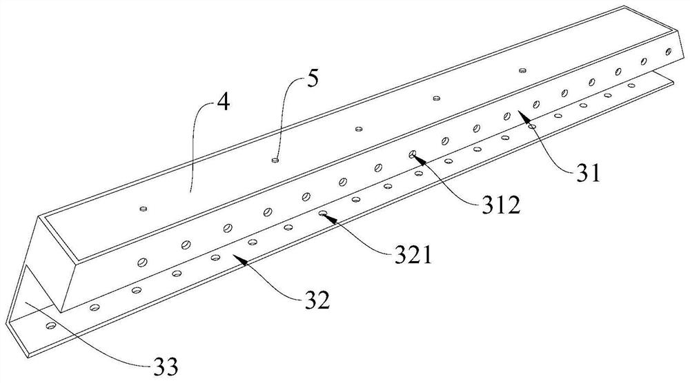Construction system for steel bar truss floor support plate