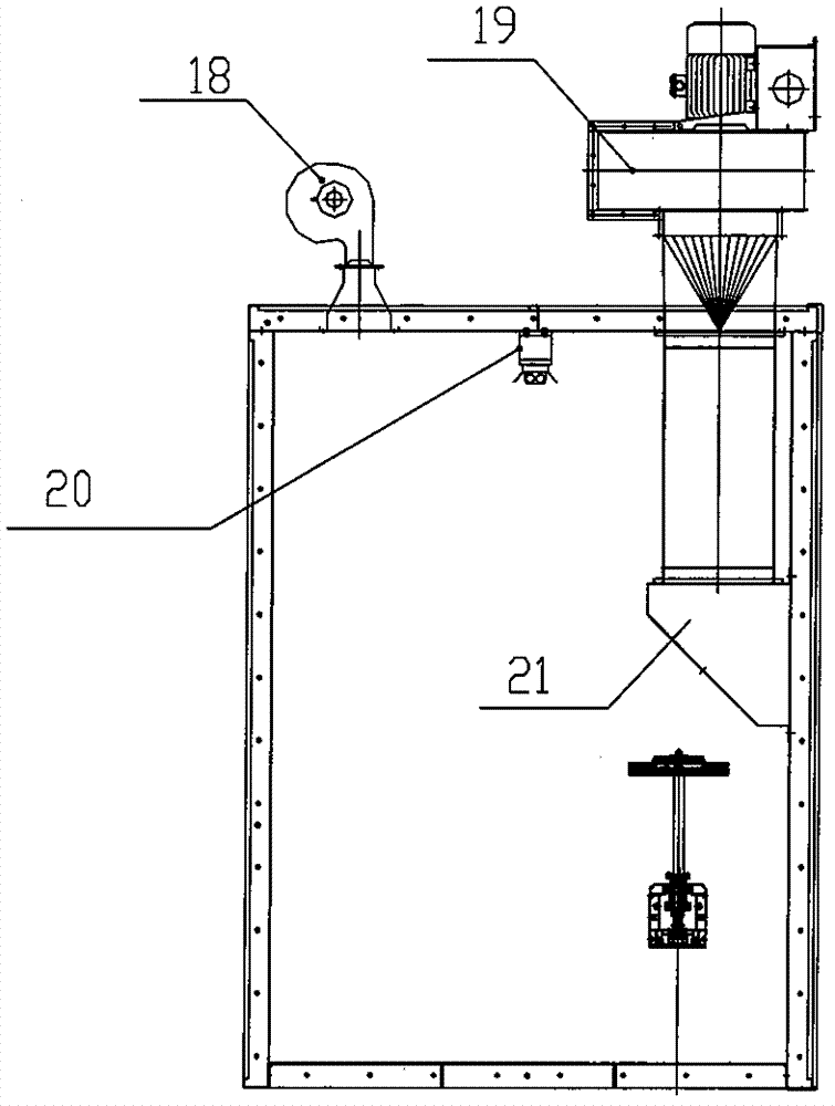 A brake disc surface automatic spraying and coating curing induction heating equipment