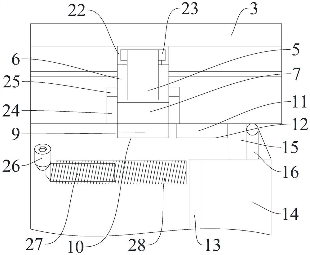 Magnetic control type elastic pin easy to assemble and disassemble