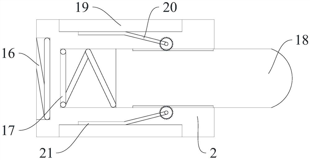 Magnetic control type elastic pin easy to assemble and disassemble