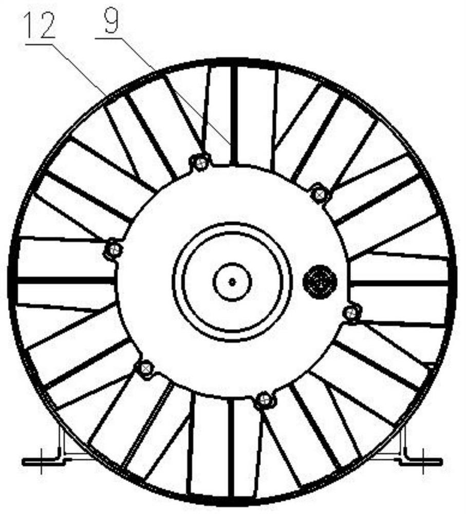 Integrated axial-flow fan