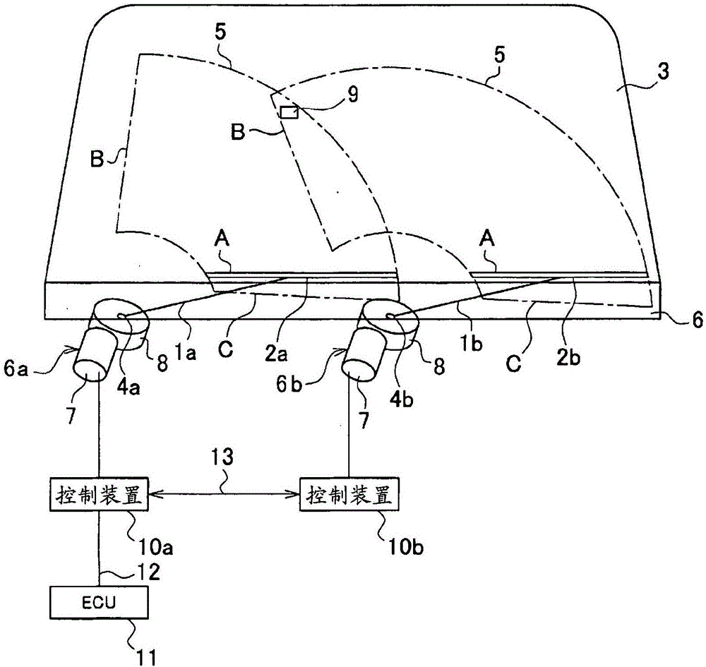 Wiper system control method and wiper system control device