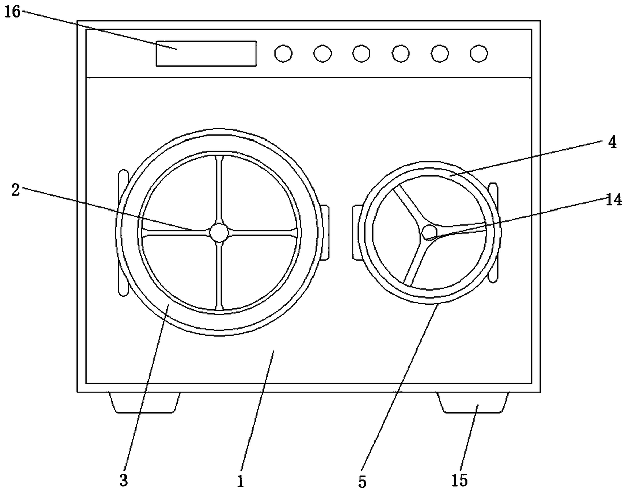 Drum type washing machine capable of preventing color mixing of clothes