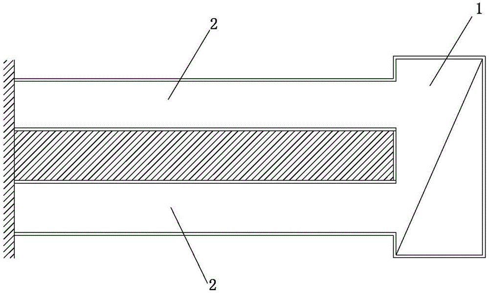 A shield tunnel passing method in which a large shield tunnel passes first and then constructs an air duct structure