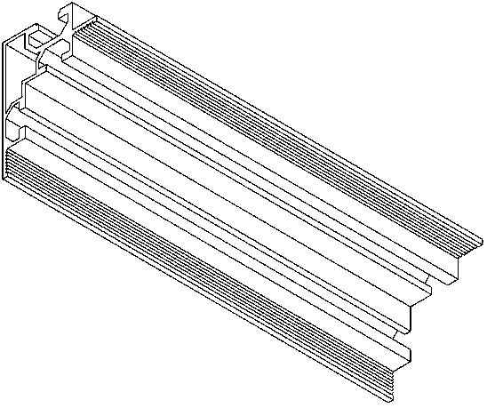 Casing base aluminum alloy profile