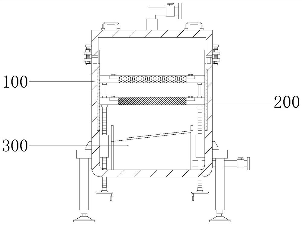 Easy-to-disassemble rural domestic sewage treatment equipment