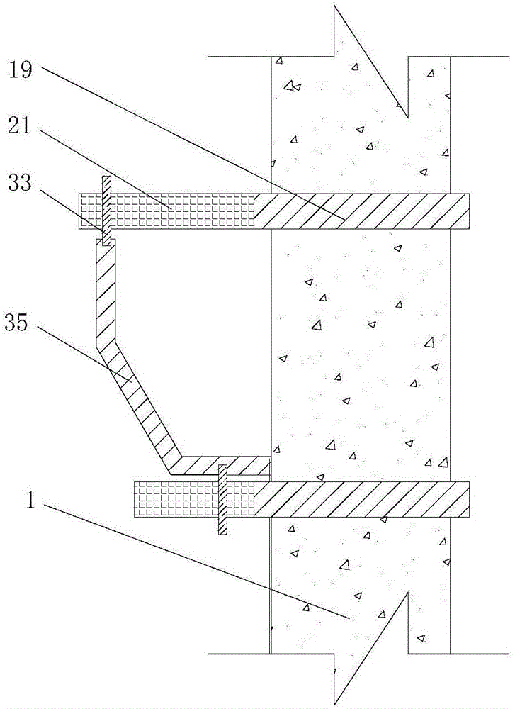 Double row pile and diagonal brace combined soft soil deep foundation pit supporting structure and construction method