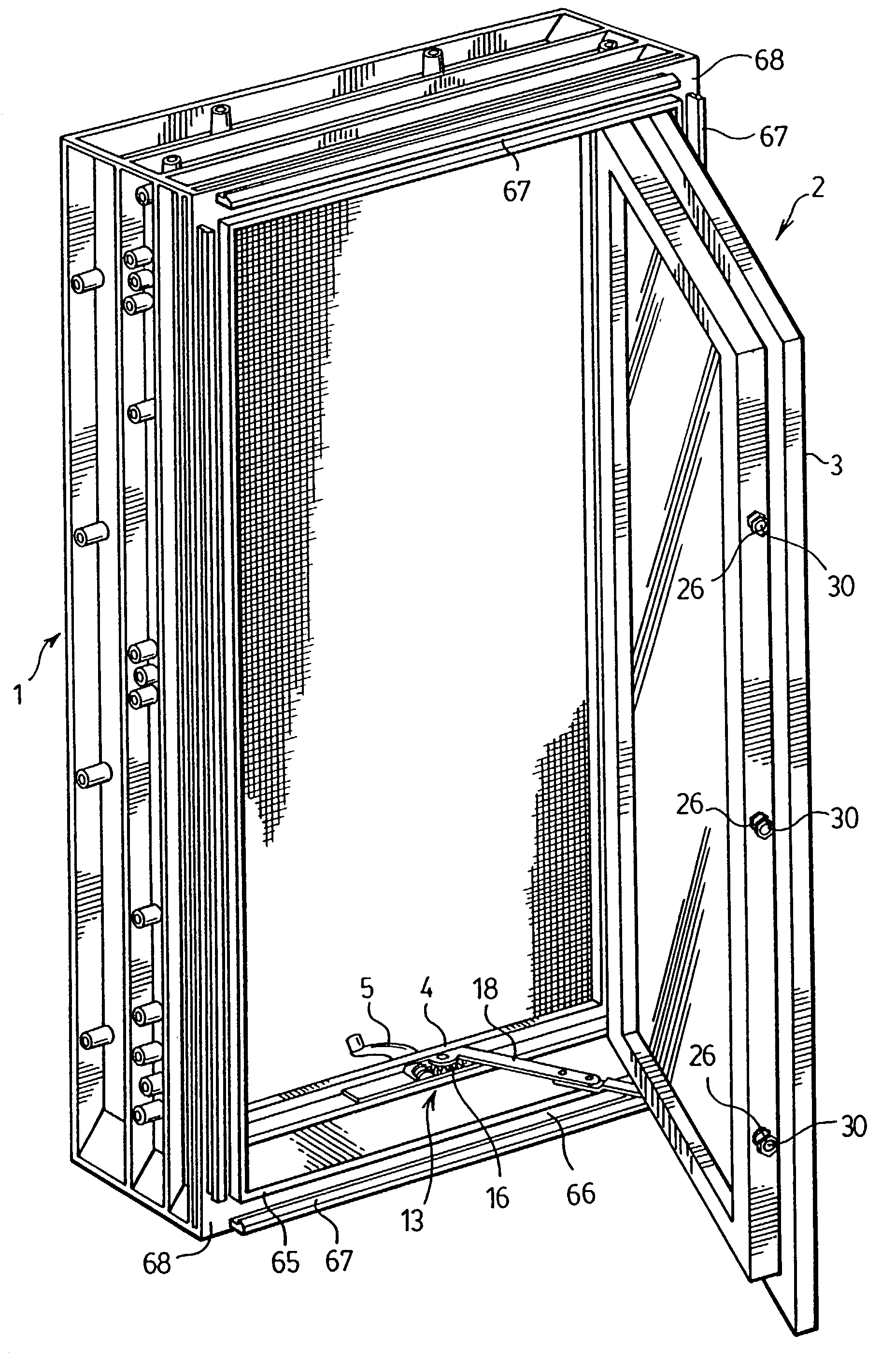 Casement window system and components and hardware therefor